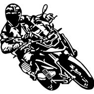 Naklejka - Jestem motocyklistą  JM 089 - jm_089.jpg